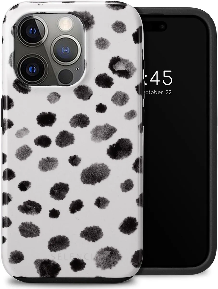 Selencia Hoesje iPhone 15 Pro Trendy Leopard