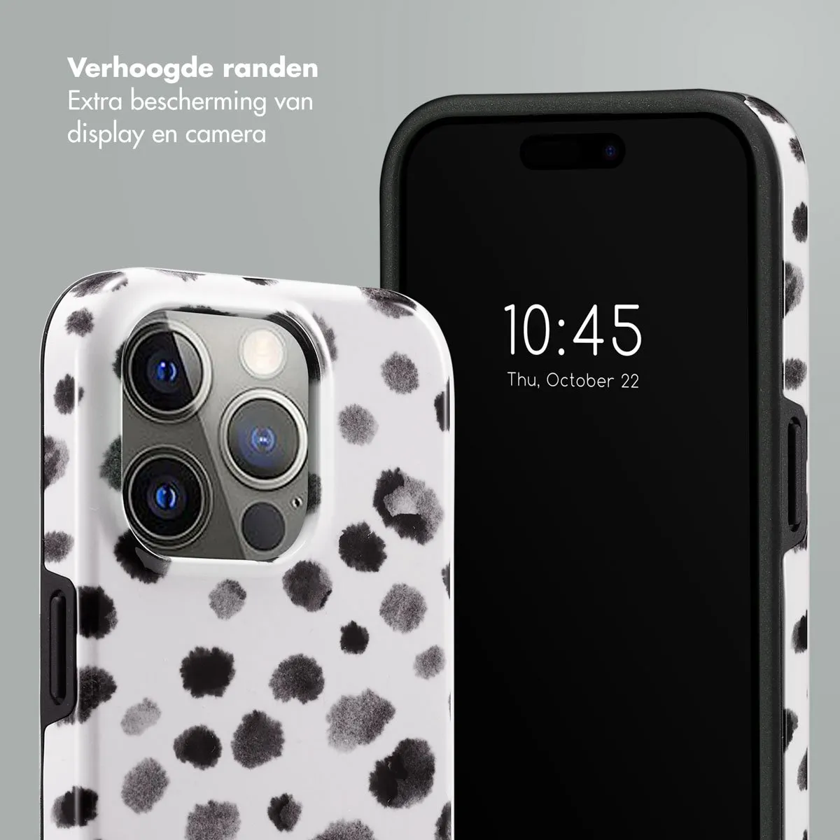 Selencia Hoesje iPhone 15 Pro Trendy Leopard