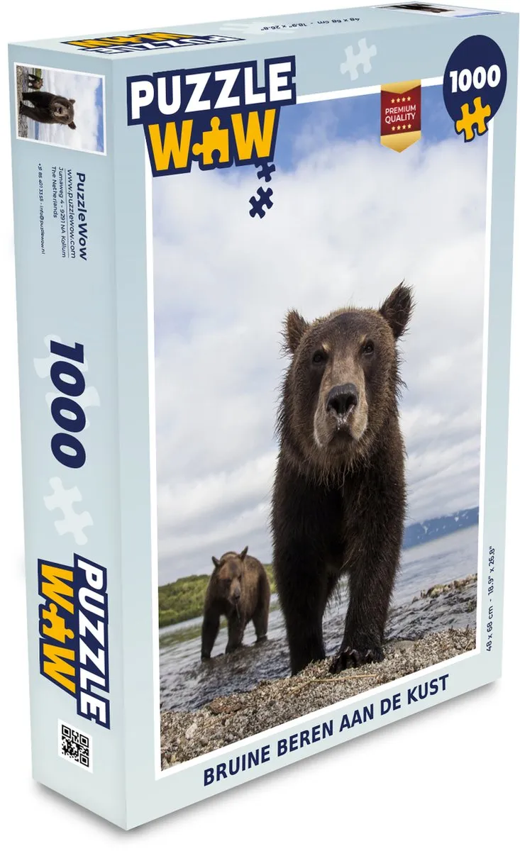 PuzzleWow Beer Kust Water Legpuzzel 1000 Stuks