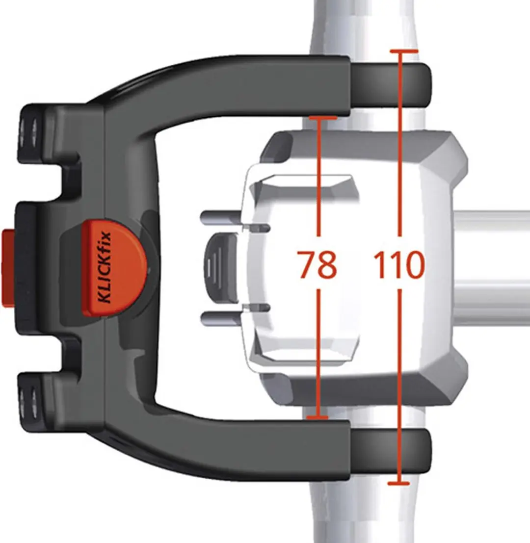New Looxs Klickfix Stuuradapter - Zwart - afbeelding 3 van 6