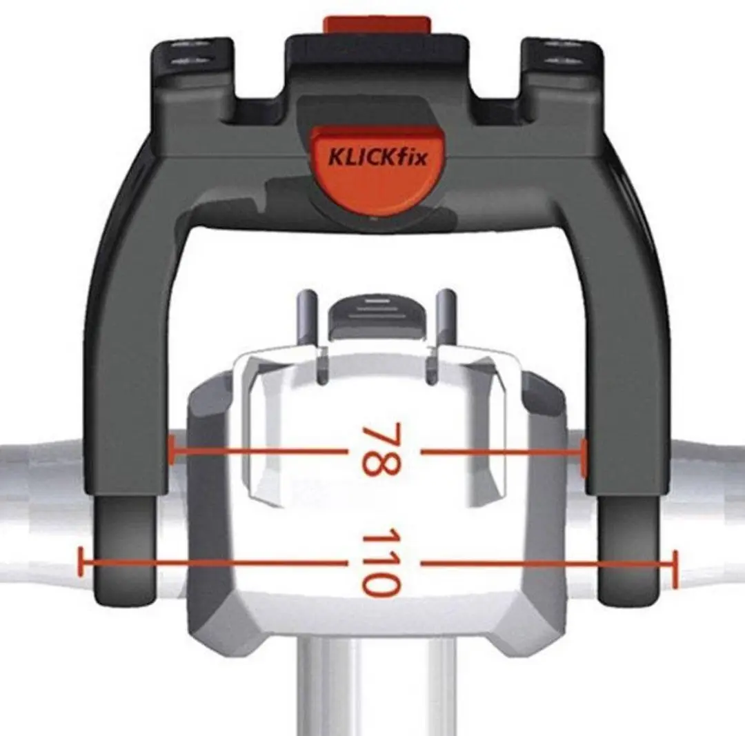 New Looxs Klickfix Stuuradapter - Zwart - afbeelding 6 van 6