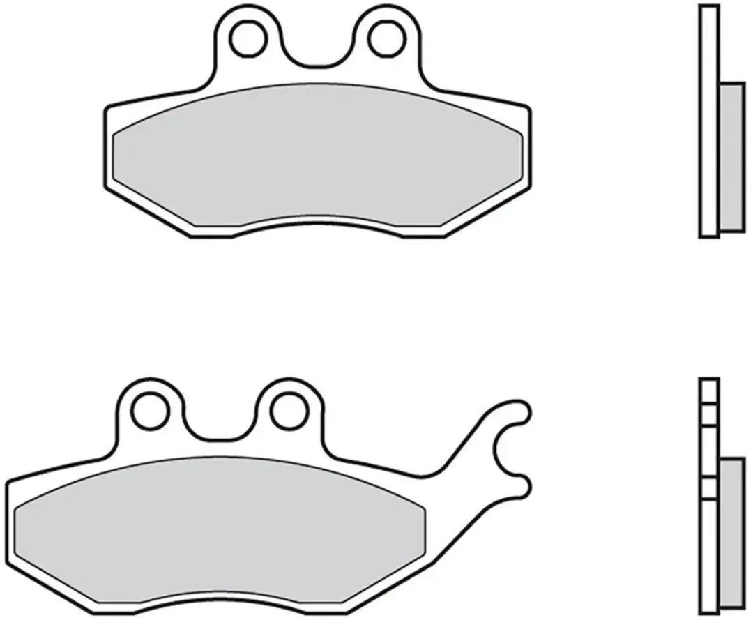 Brembo 07054 Organische Remblokken Zilver