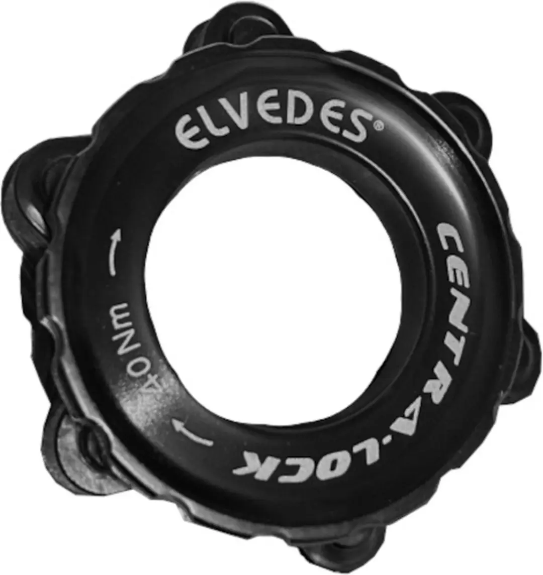 Elvedes Schijfremadapter Centerlock 6-Gaats - Zwart - afbeelding 4 van 5
