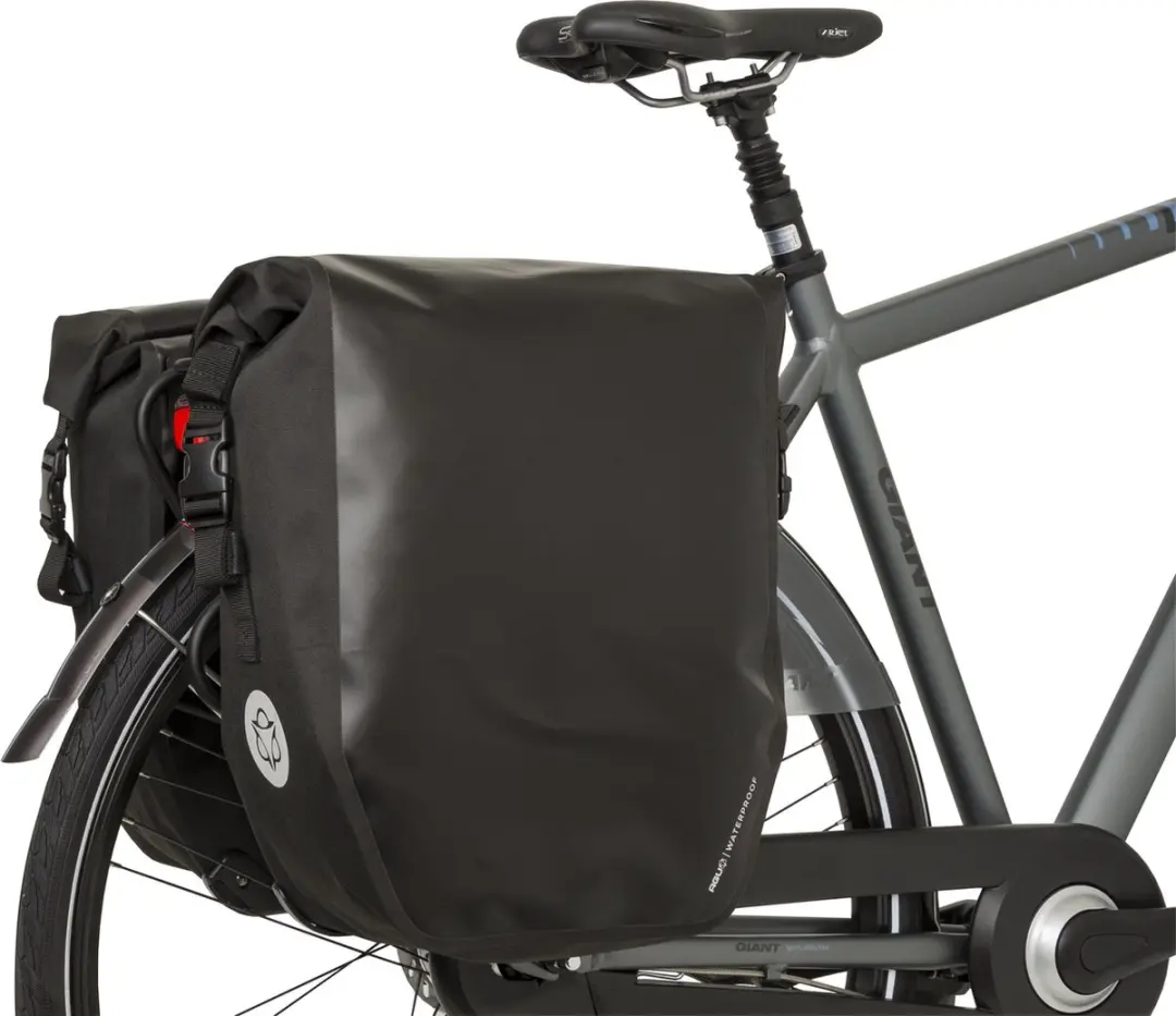 AGU Dubbele Fietstas Shelter 42L - Zwart - afbeelding 2 van 6