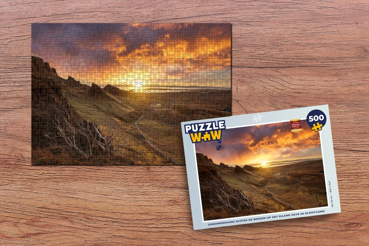 PuzzleWow Legpuzzel Skye - 500 Stuks - Multicolor