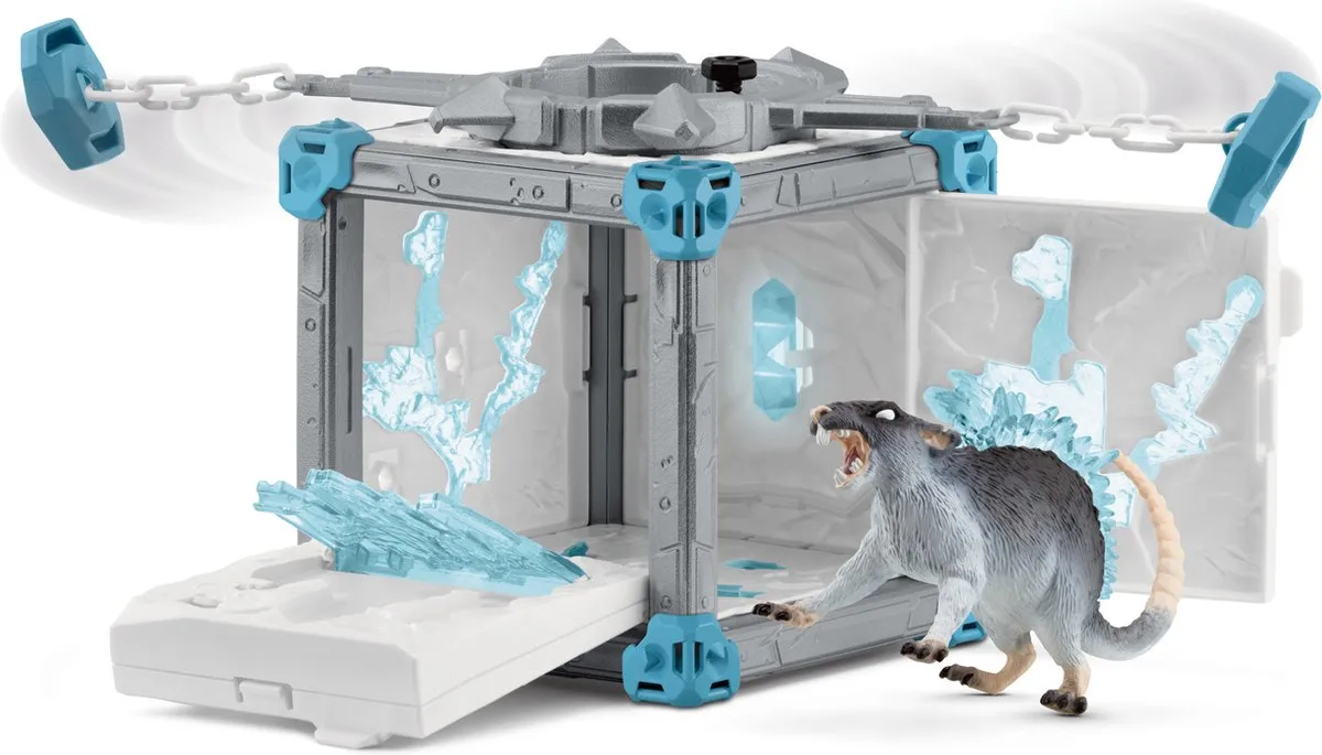Schleich Eldrador Creatures BattleCave IJs Rat 42676 - Blauw/Wit