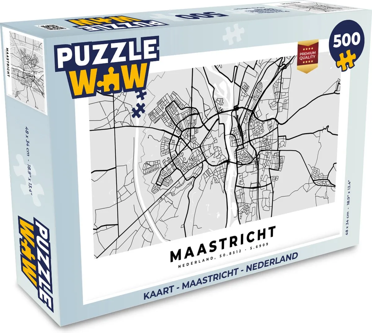 PuzzleWow Maastricht Legpuzzel 500 Stuks