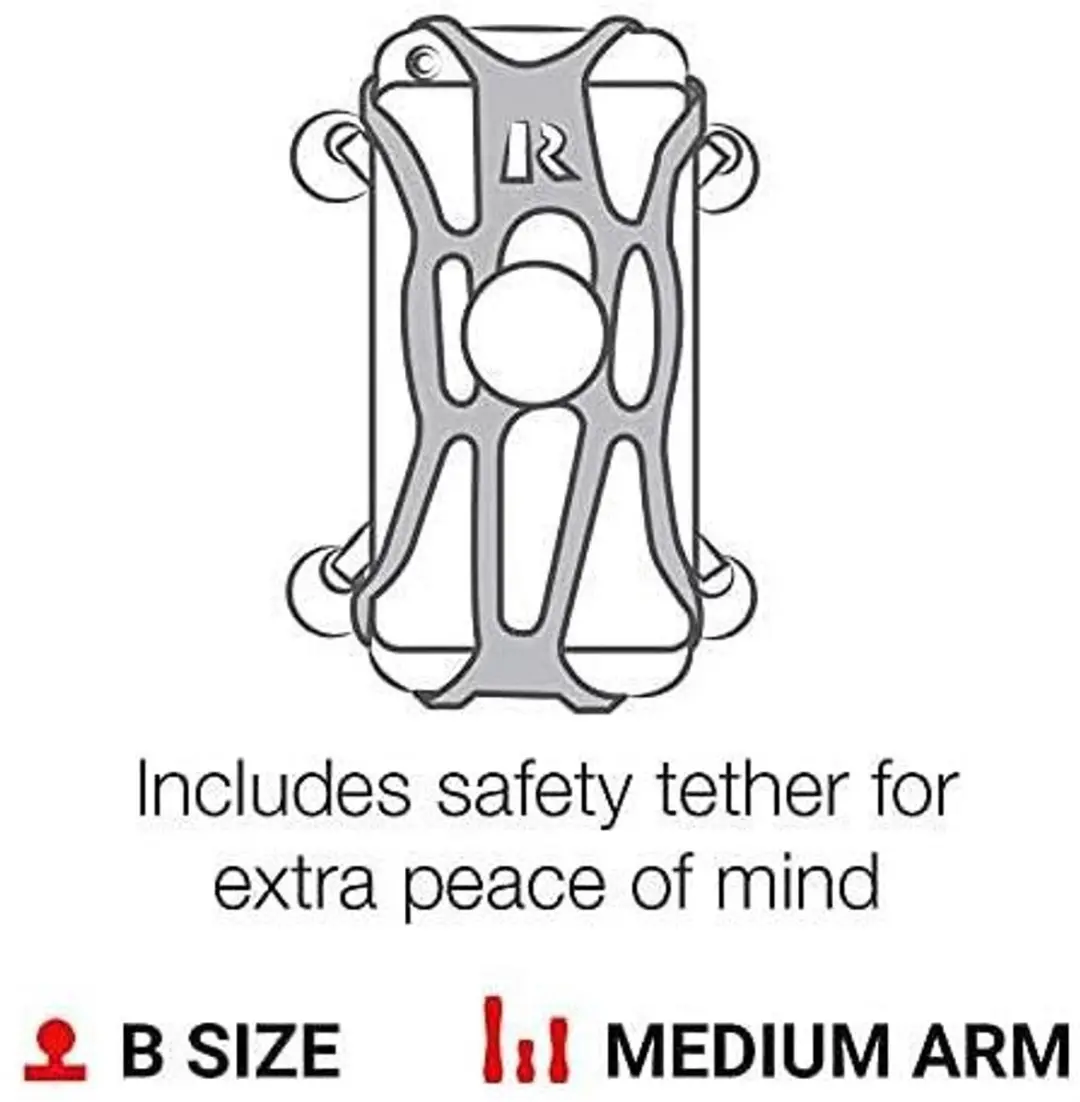 RAM Mounts X-Grip 8025503 Telefoonhouder - Zwart