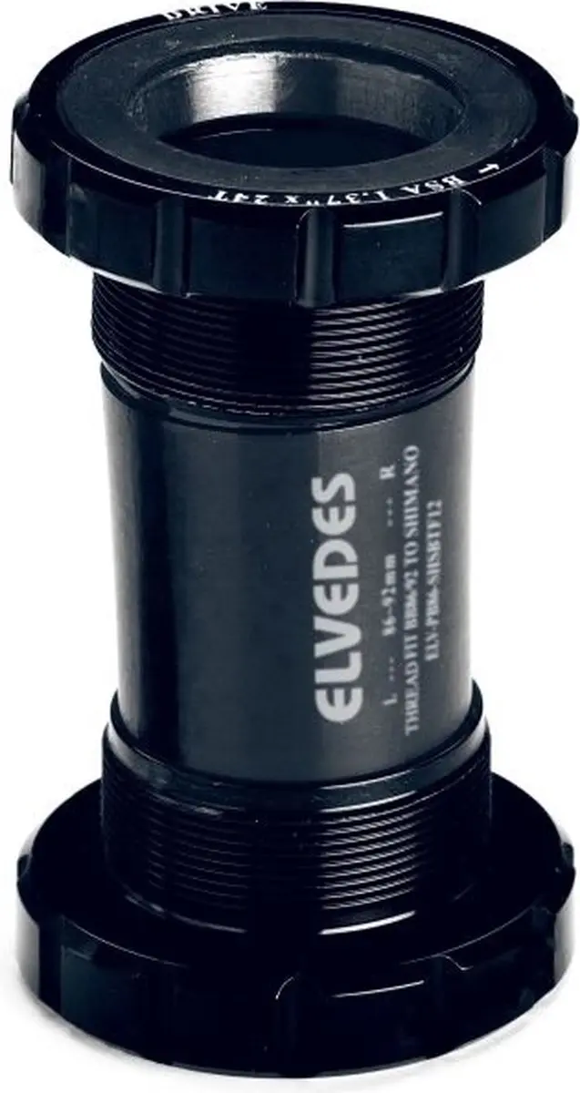 Elvedes Bottom Bracket Press Fit 68-73 x 46mm - Zwart - afbeelding 3 van 5