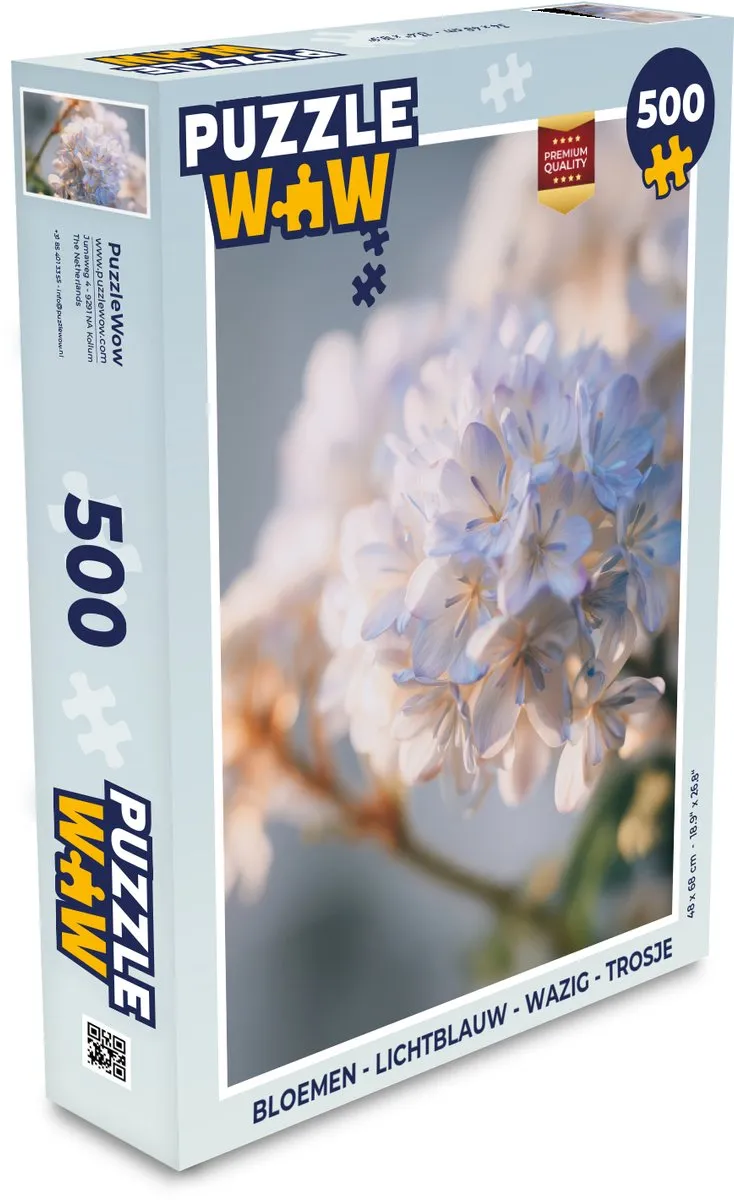 PuzzleWow Bloemen Legpuzzel 500 Stuks