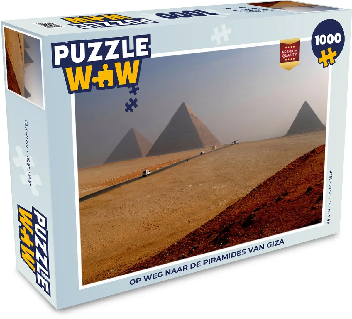 PuzzleWow Piramides van Giza Legpuzzel 1000 Stuks