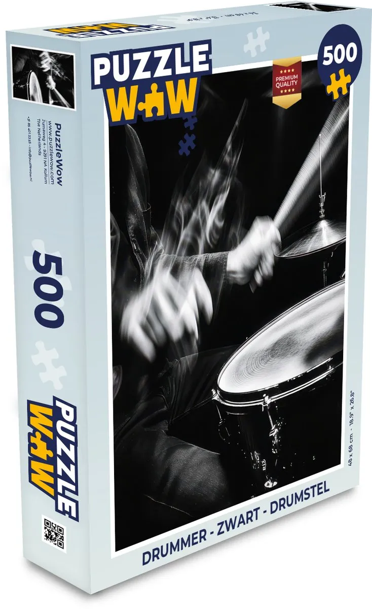 PuzzleWow Drummer Legpuzzel 500 Stuks