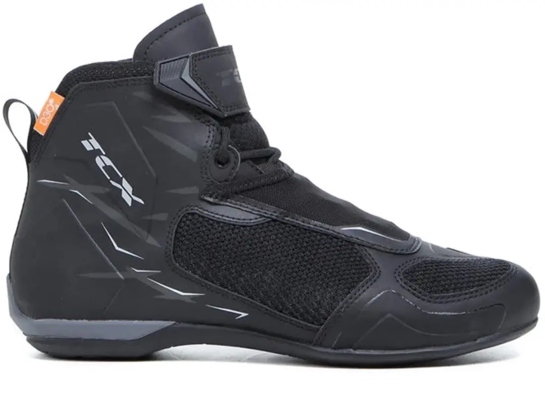 TCX R04D Air Motorschoenen - Zwart/Grijs - 40