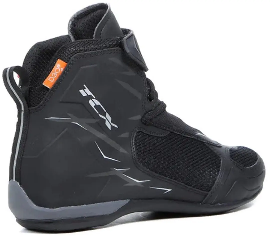 TCX R04D Air Motorschoenen - Zwart/Grijs - 40