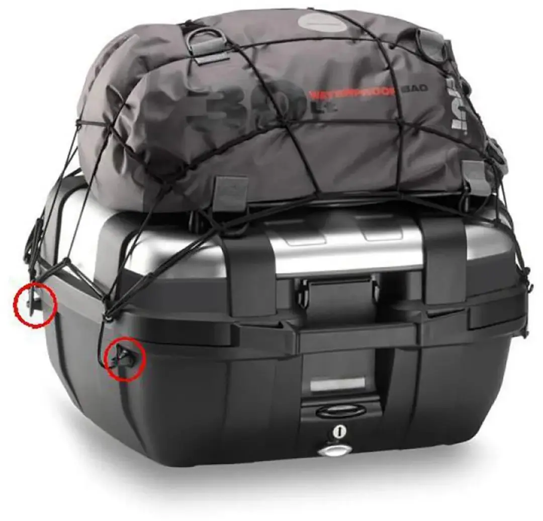 Givi T10n&trekker Anker Topkoffer - 4 Stuks - Zwart - afbeelding 2 van 2