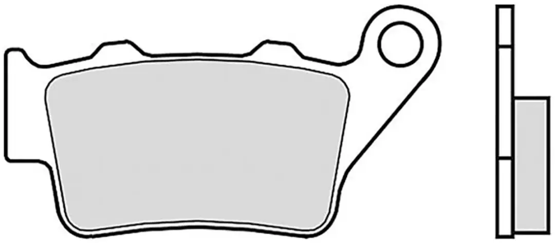 Brembo 07BB02 Gesinterde Achterremvoeringen