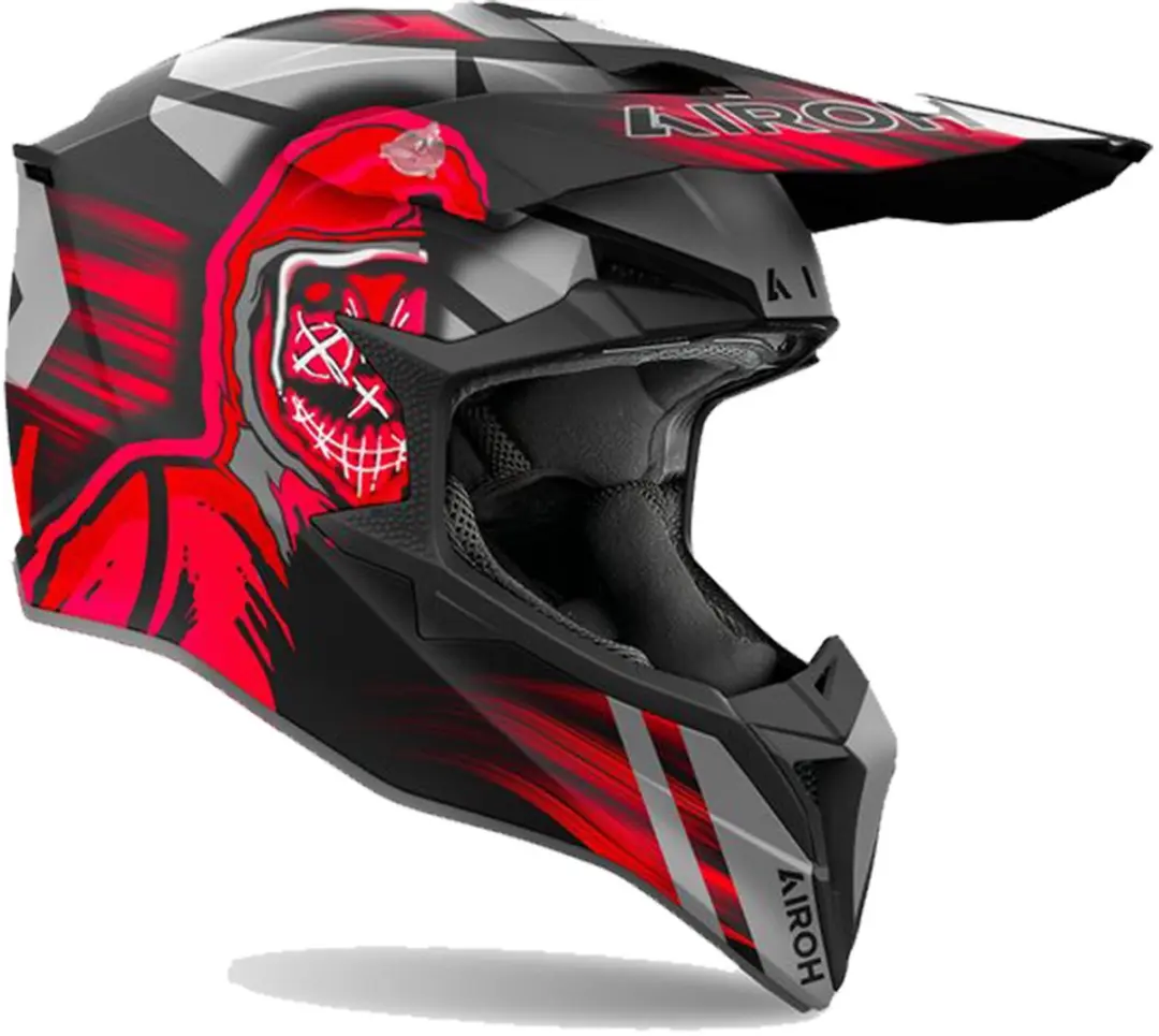 Airoh Wraaap Cyber Rood Matt Offroad Helm