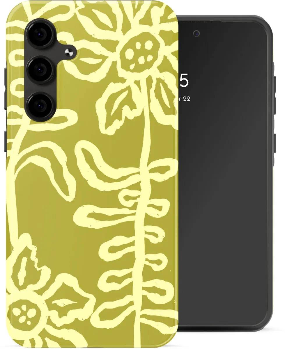 Selencia Hoesje Samsung Galaxy S24 FE Chalky Bloom