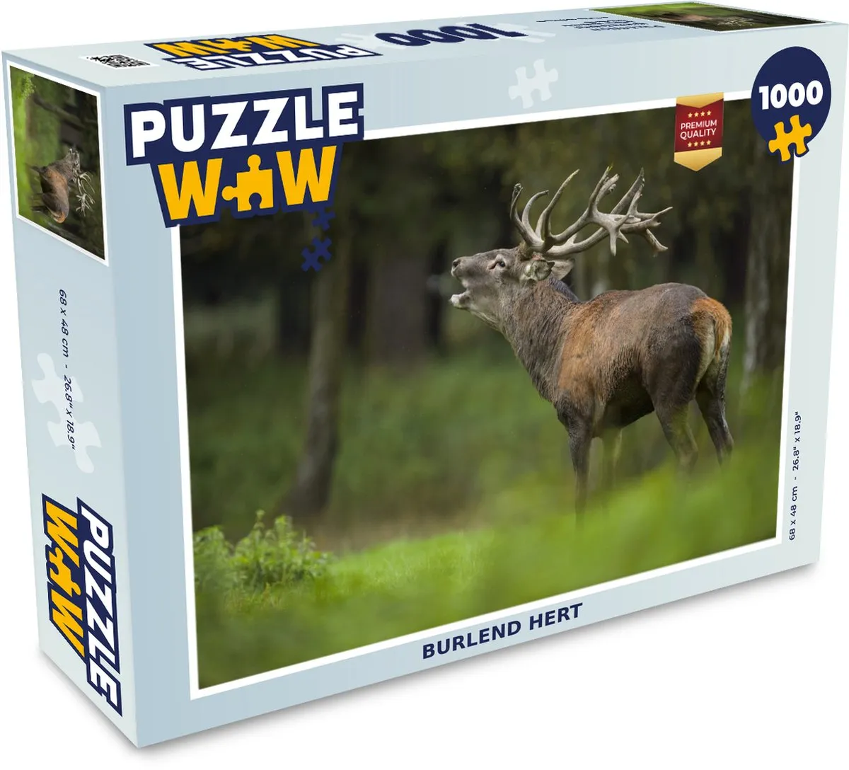 PuzzleWow Bos Portret Legpuzzel 1000 Stuks