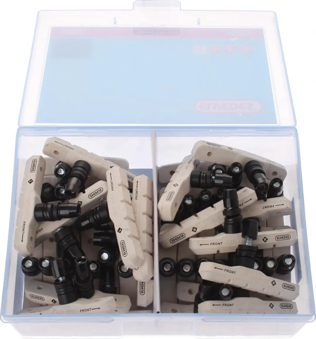 Elvedes Witte V-brake Remblokken 25 Paar - 5cm - afbeelding 5 van 5