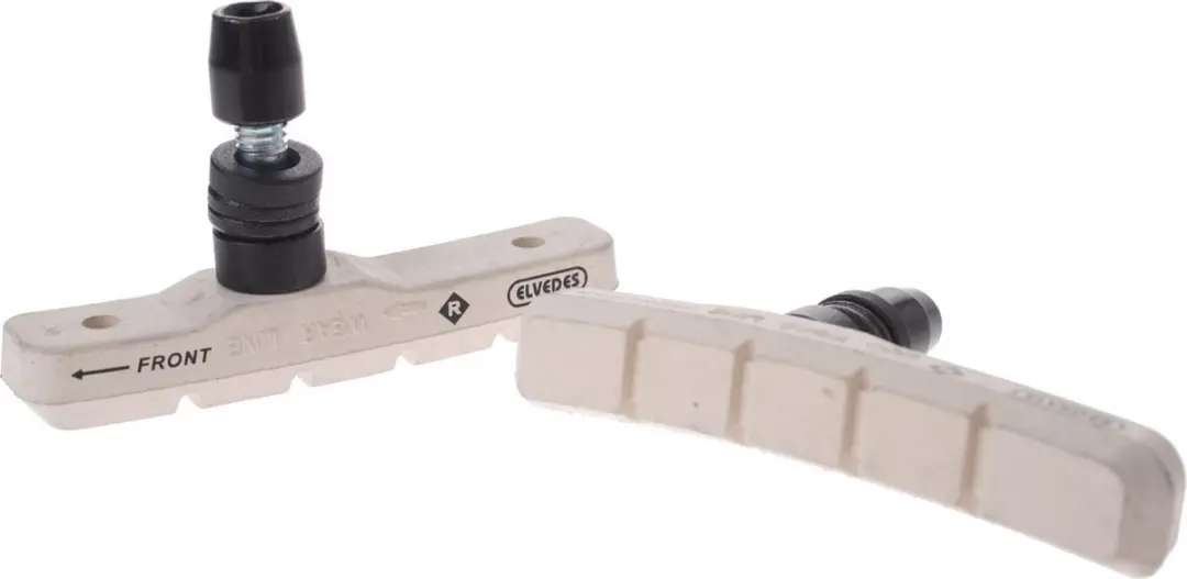 Elvedes Witte V-brake Remblokken 25 Paar