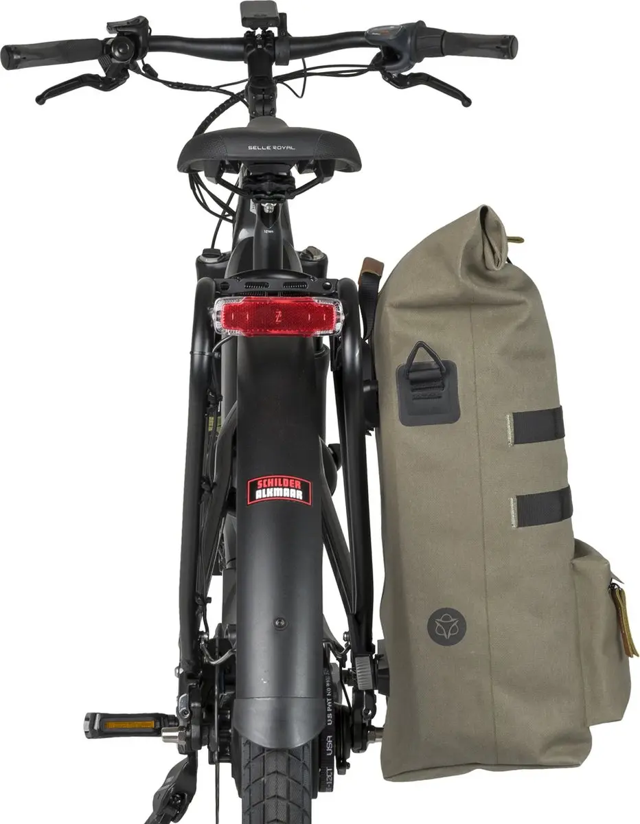 AGU Convoy Enkele Fietstas Urban Click'nGo 17L - Beige - afbeelding 2 van 6