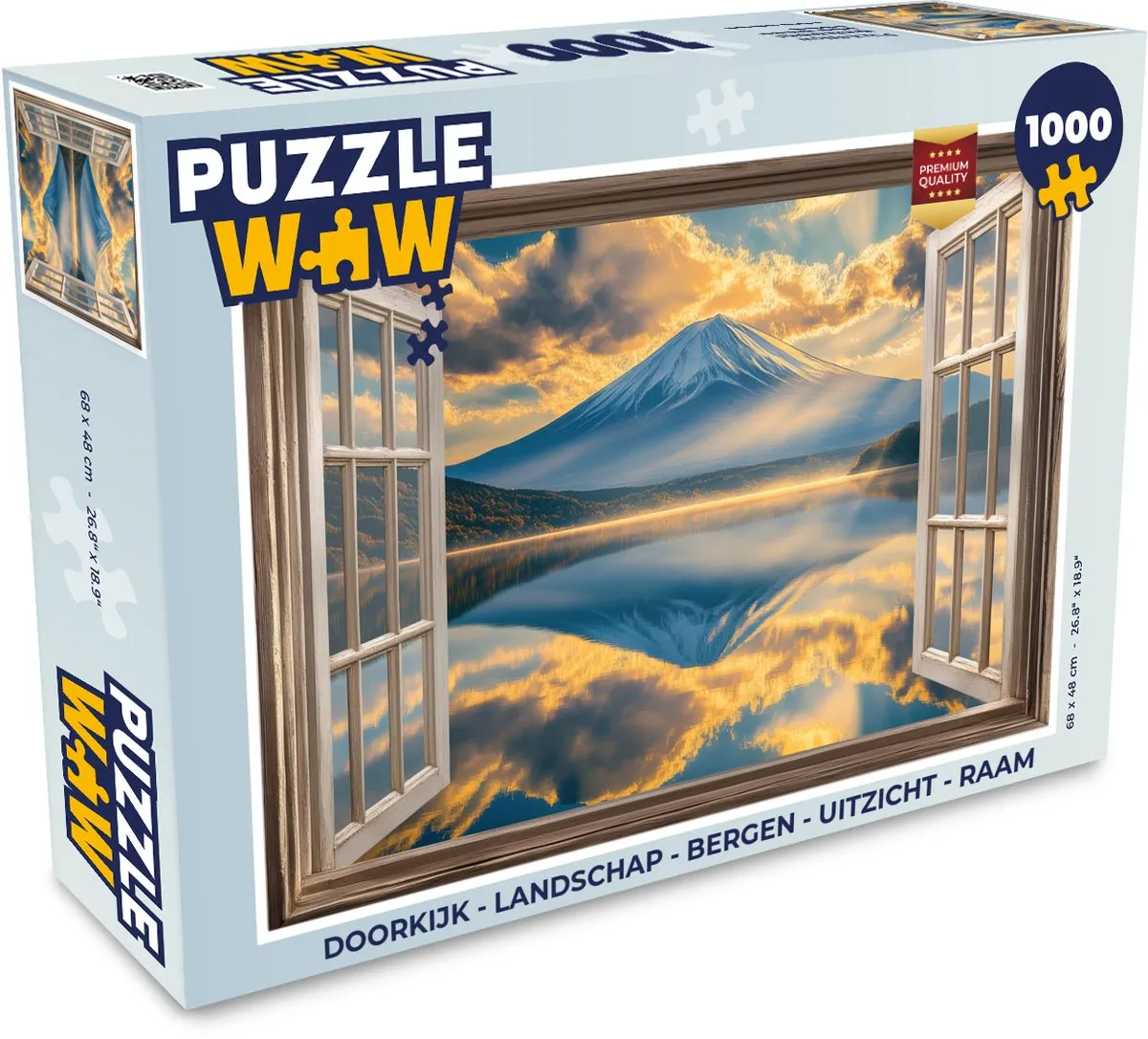 PuzzleWow Legpuzzel Bergen 1000 Stuks - Landschap
