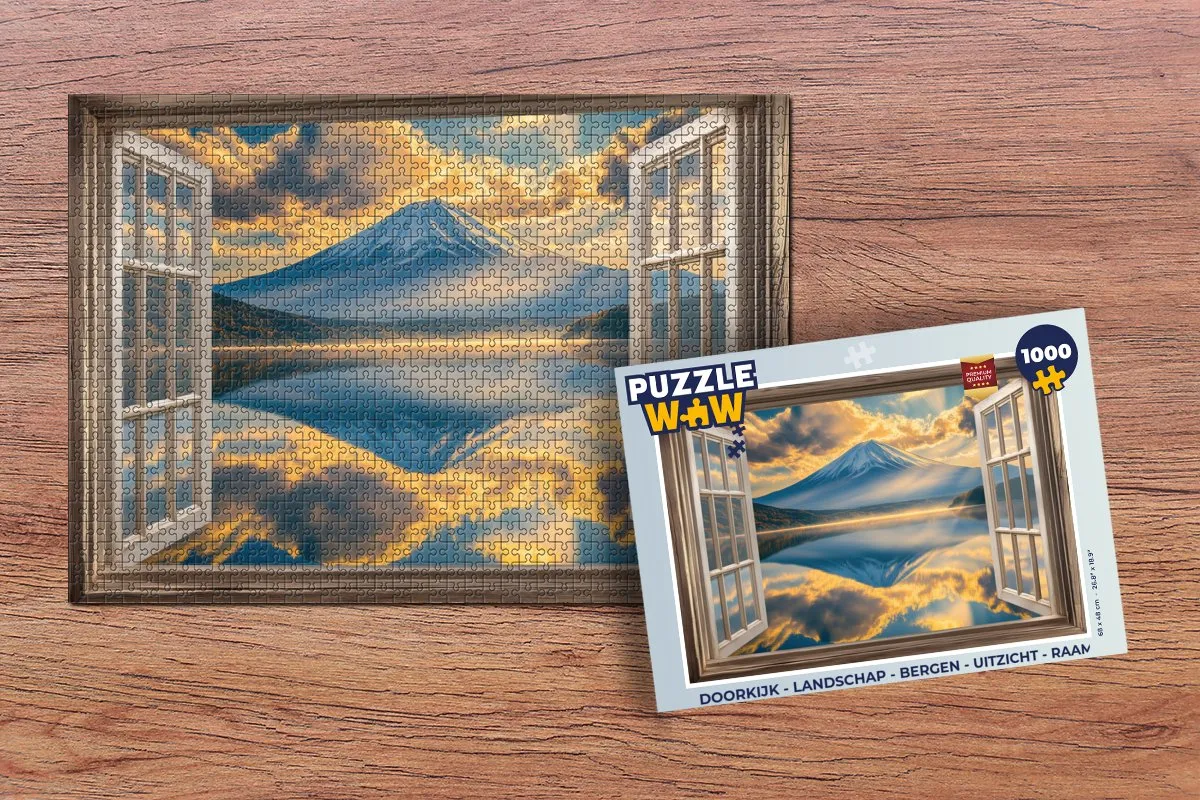 PuzzleWow Legpuzzel Bergen 1000 Stuks - Landschap
