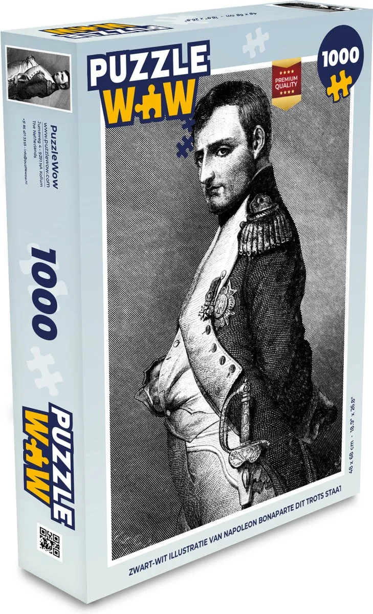 PuzzleWow Napoleon Bonaparte Legpuzzel 1000 Stuks