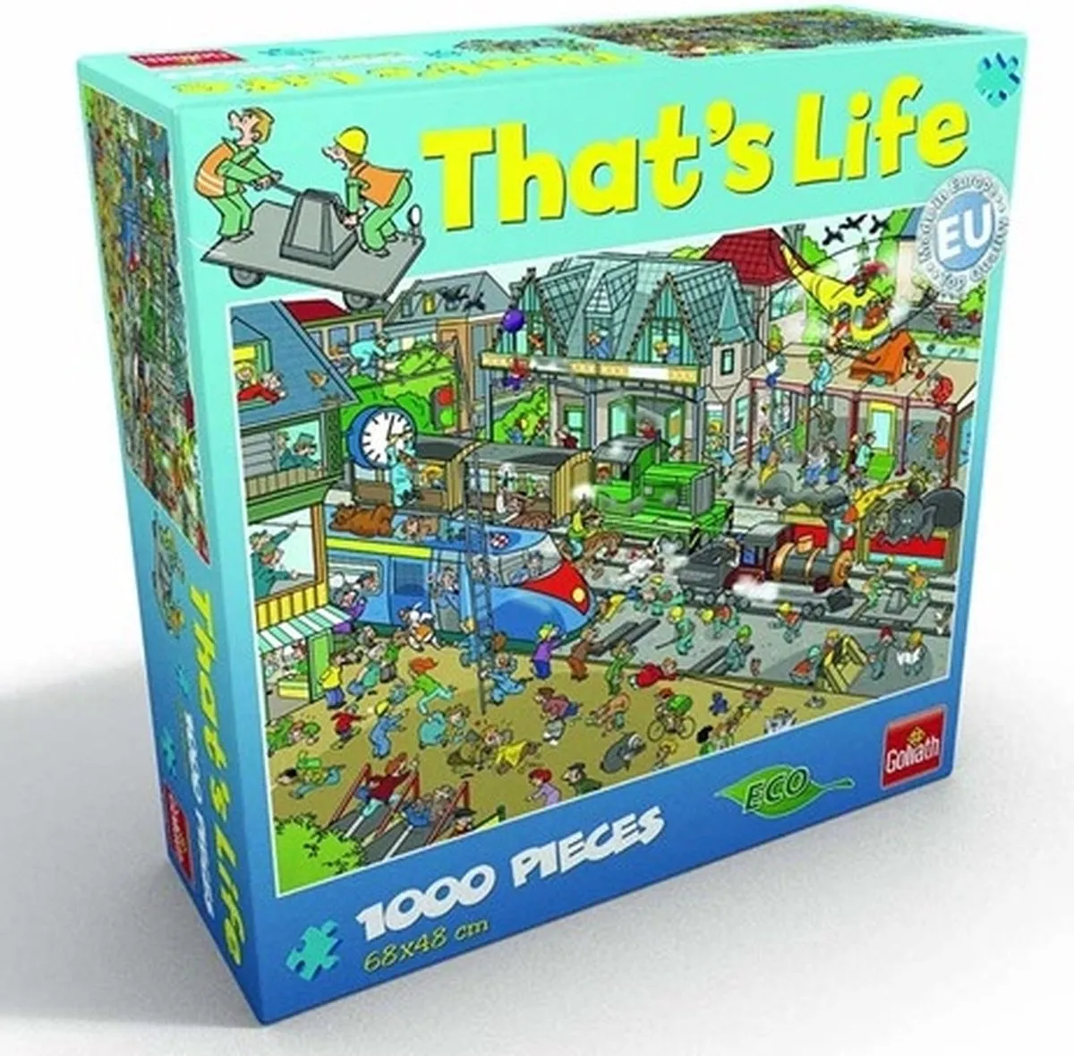 Goliath That's Life Train Station Puzzel - 1000 Stuks - Multicolor