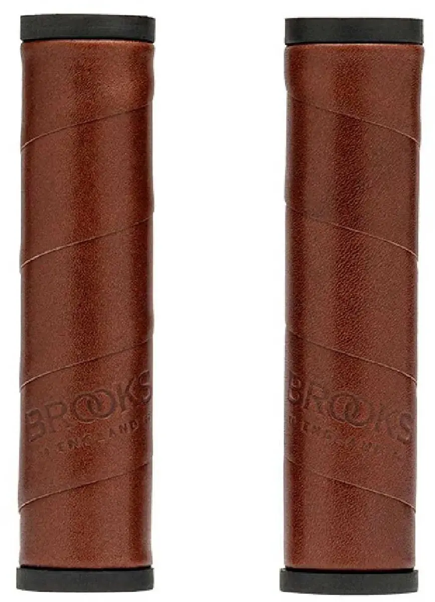 Brooks Willow Leather Grips 130mm - Bruin - afbeelding 4 van 5
