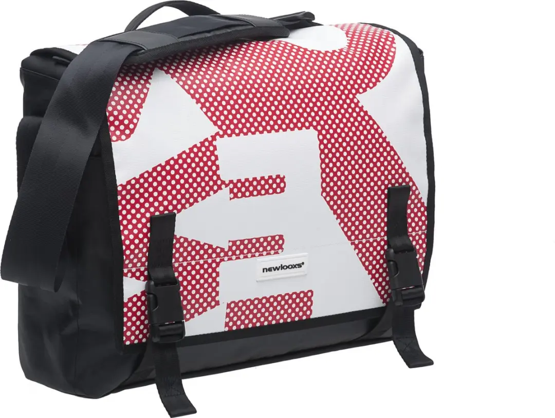 New Looxs schoudertas Postino Office rood wit