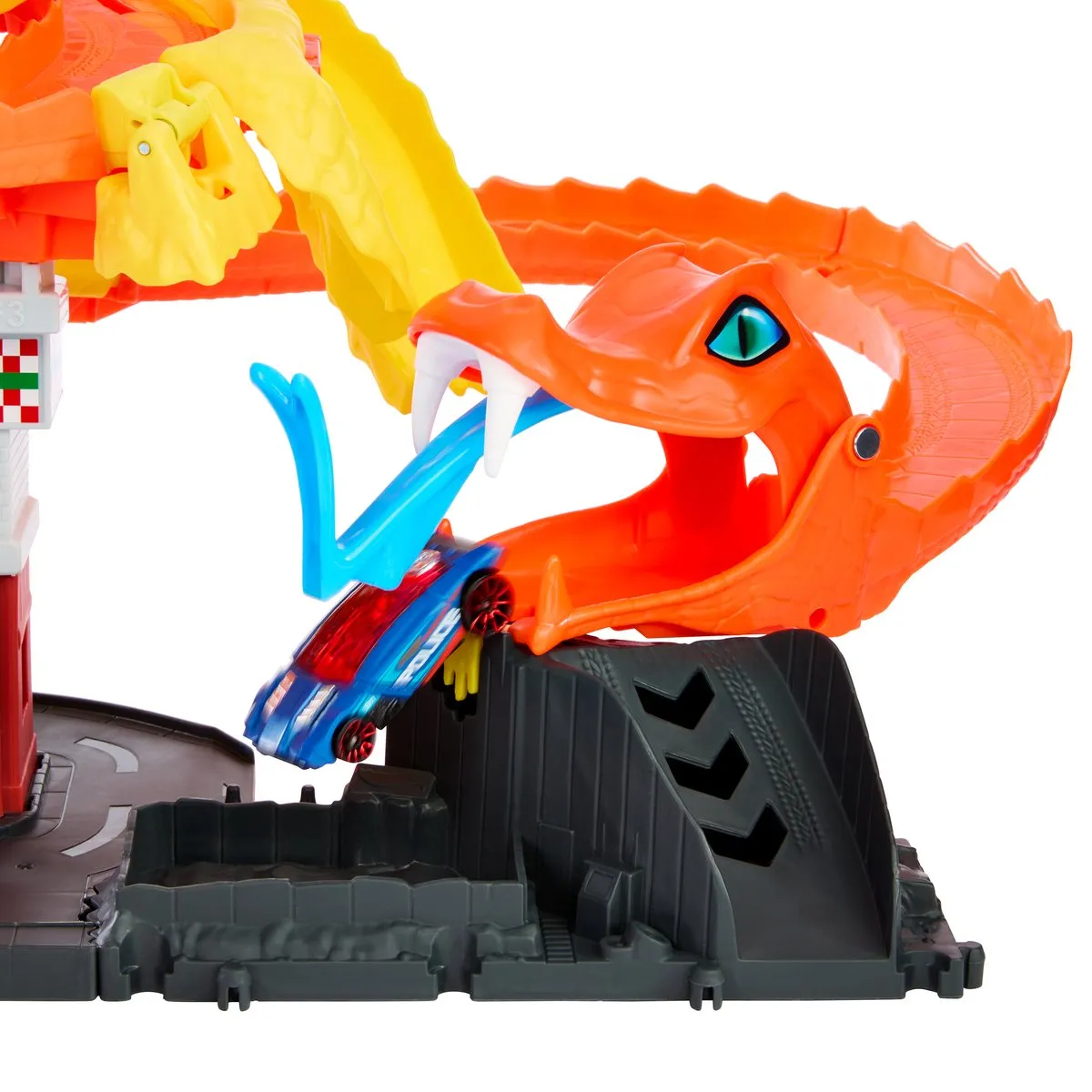 Hot Wheels City Cobra Slam Pizza Attack Racebaan HTN81 - Multikleur