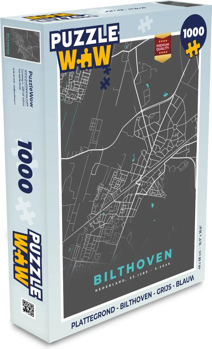 PuzzleWow Bilthoven Legpuzzel 1000 Stuks
