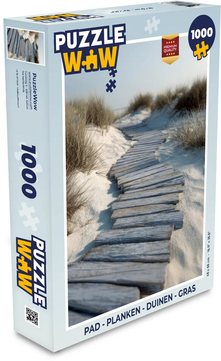 PuzzleWow Puzzel Pad Duinen 1000 Stuks