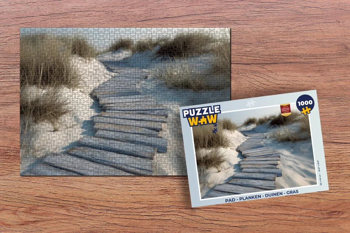 PuzzleWow Puzzel Pad Duinen 1000 Stuks
