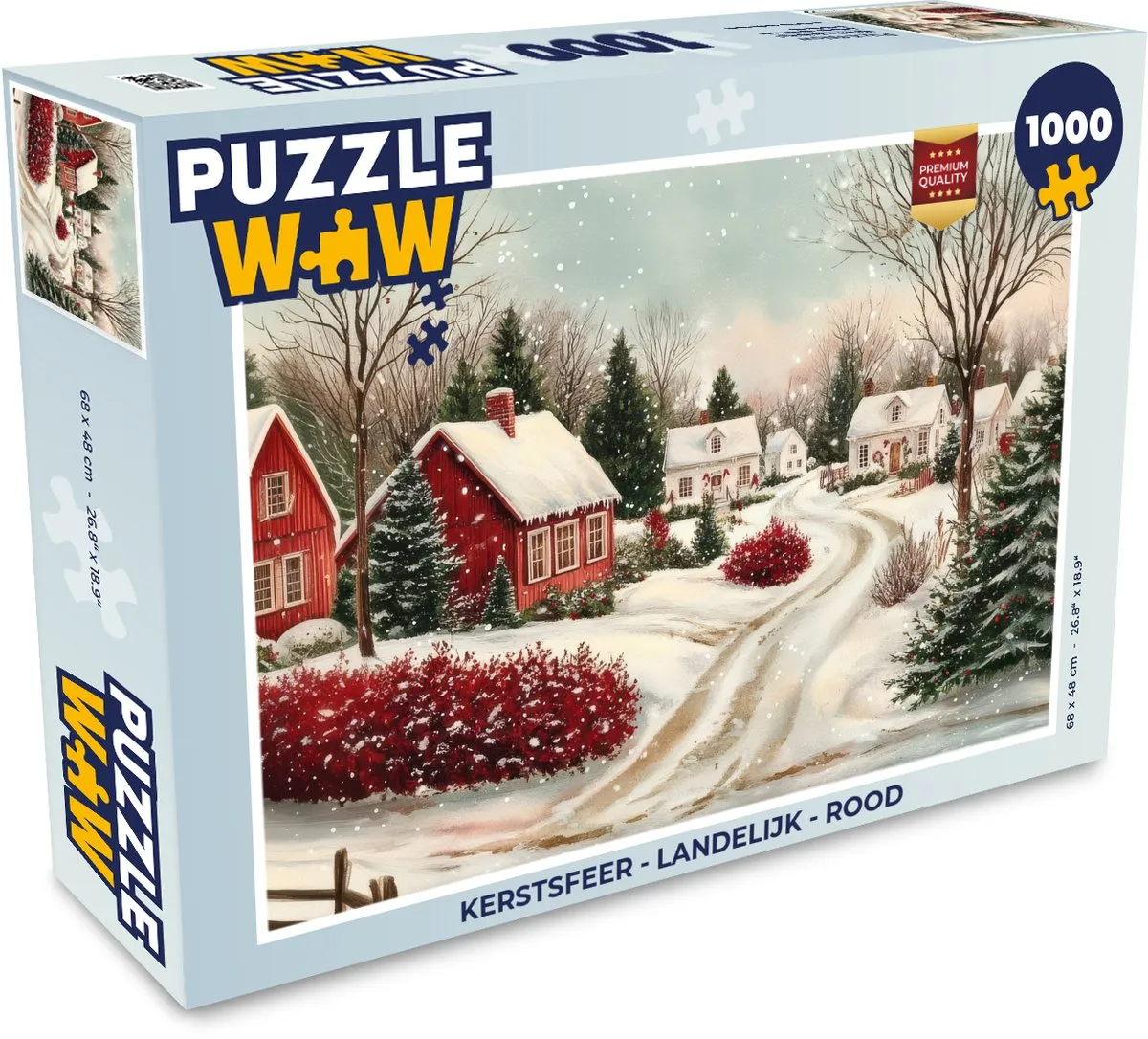 PuzzleWow Kerstsfeer Puzzle 1000 Stuks