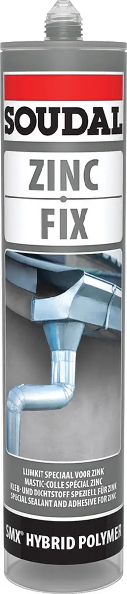 Soudal Zinc Fix 290ml - Grijs