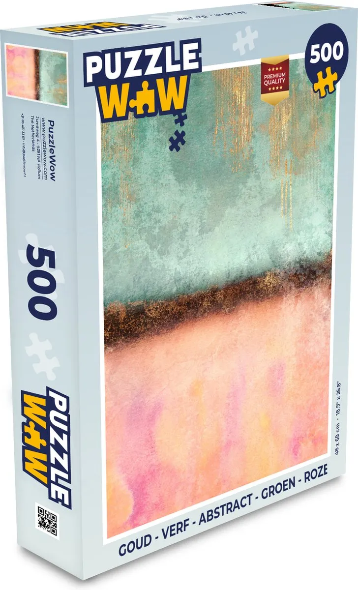 PuzzleWow Abstract Legpuzzel 500 Stuks