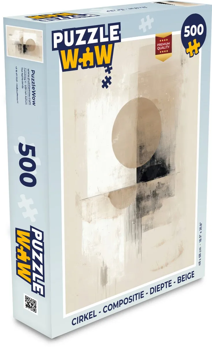 PuzzleWow Legpuzzel 500 Stuks