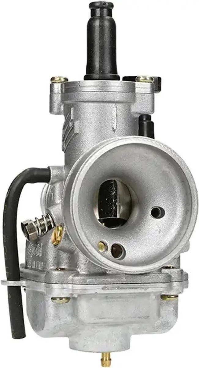 Polini CP 17,5mm Carburateur - Opschuif met handchoke - Grijs