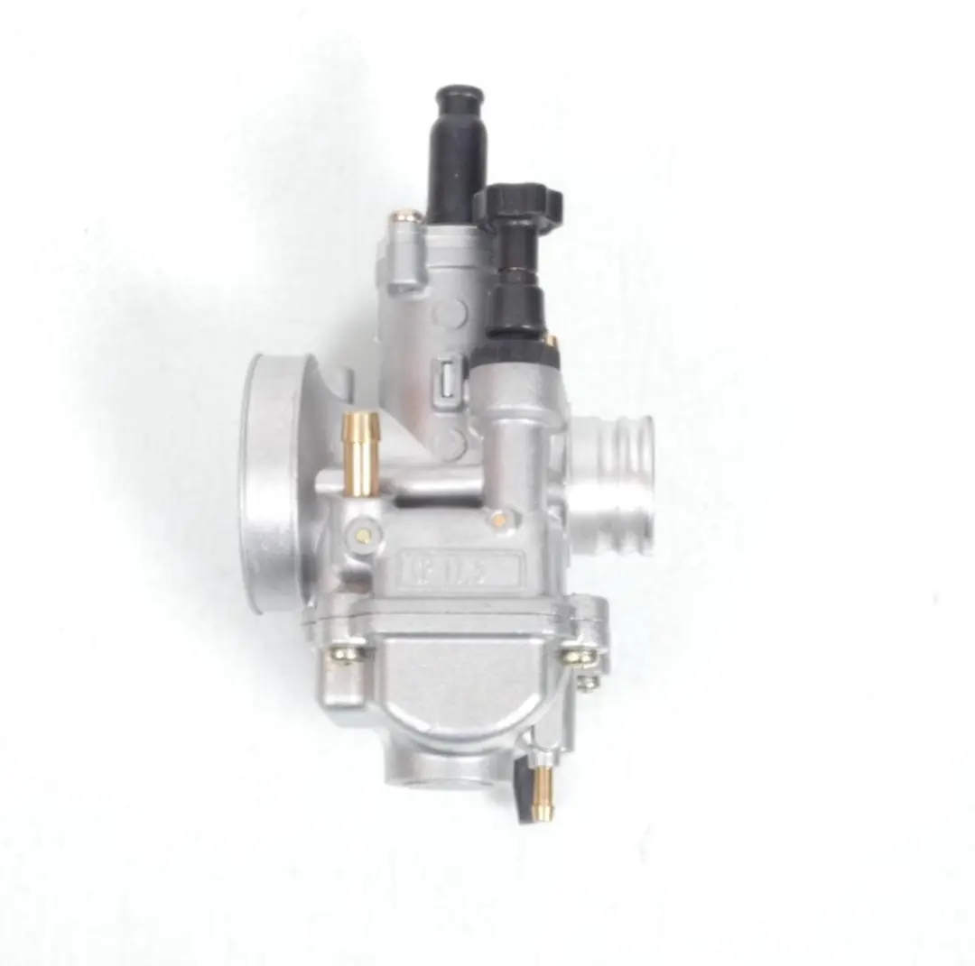 Polini CP 17,5mm Carburateur - Opschuif met handchoke - Grijs