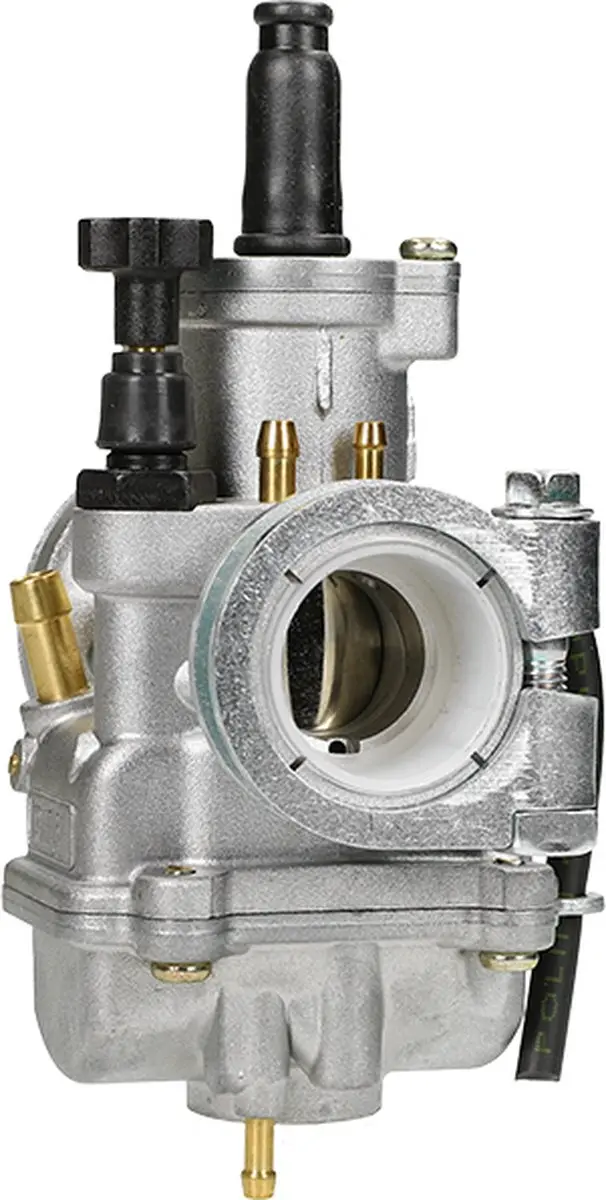 Polini CP 17,5mm Carburateur - Opschuif met handchoke - Grijs