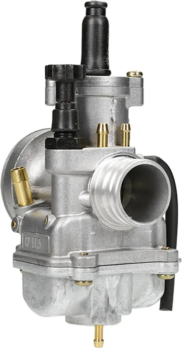 Polini CP 17,5mm Carburateur - Opschuif met handchoke - Grijs