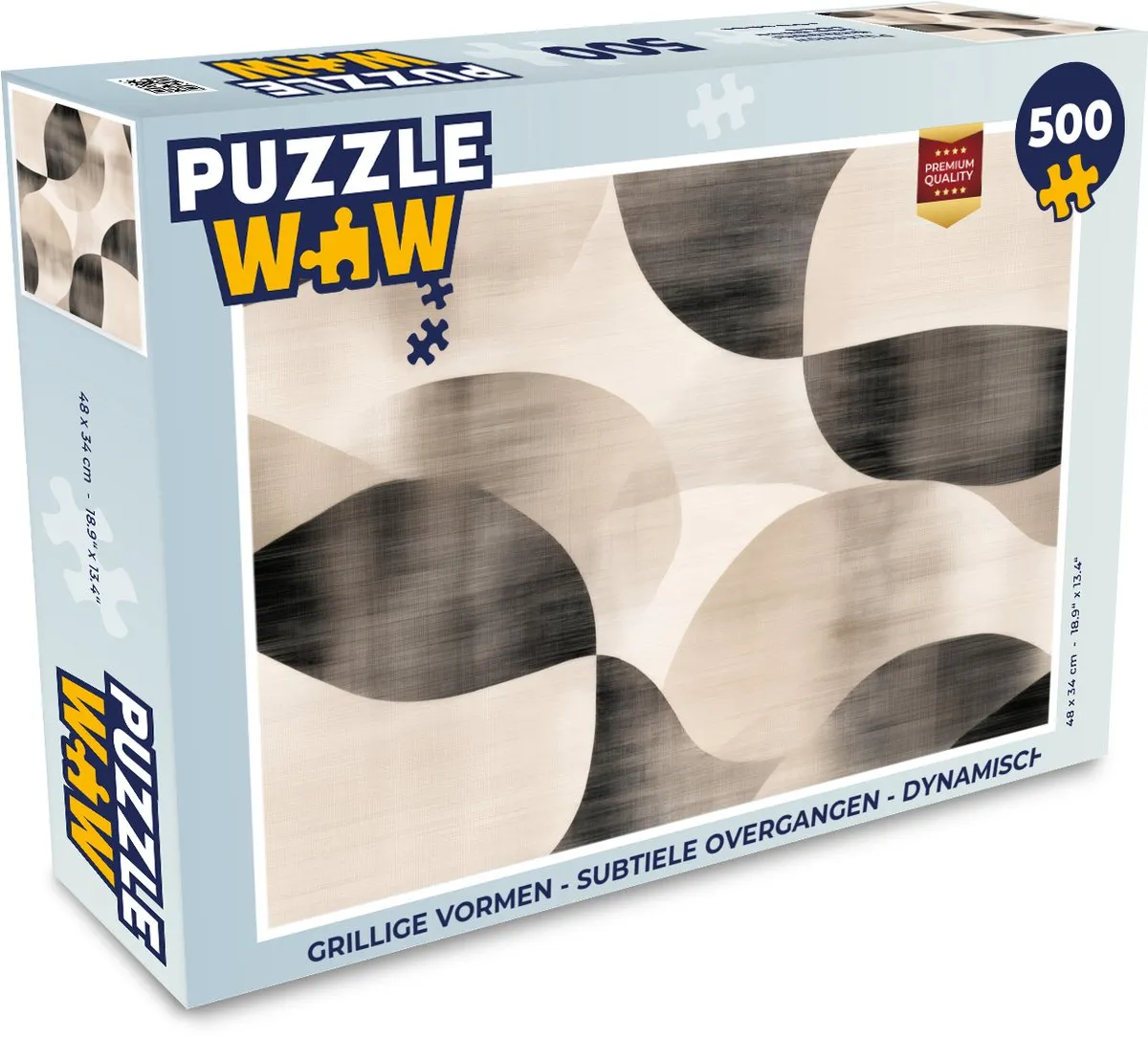 PuzzleWow Legpuzzel 500 Stuks - Dynamisch