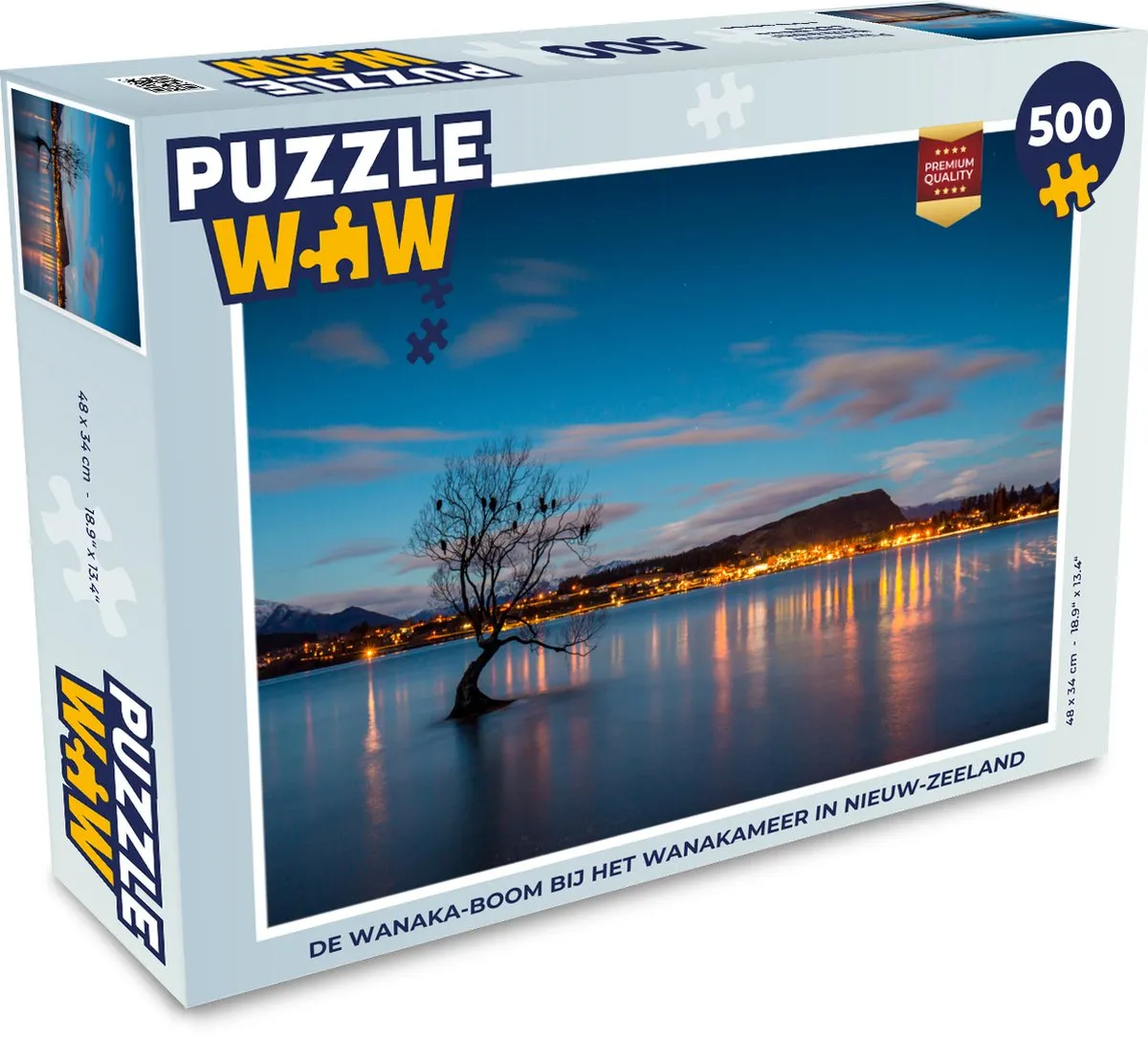 PuzzleWow Boom Stad Legpuzzel 500 Stuks