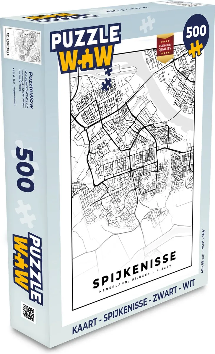 PuzzleWow Spijkenisse Legpuzzel 500 Stuks