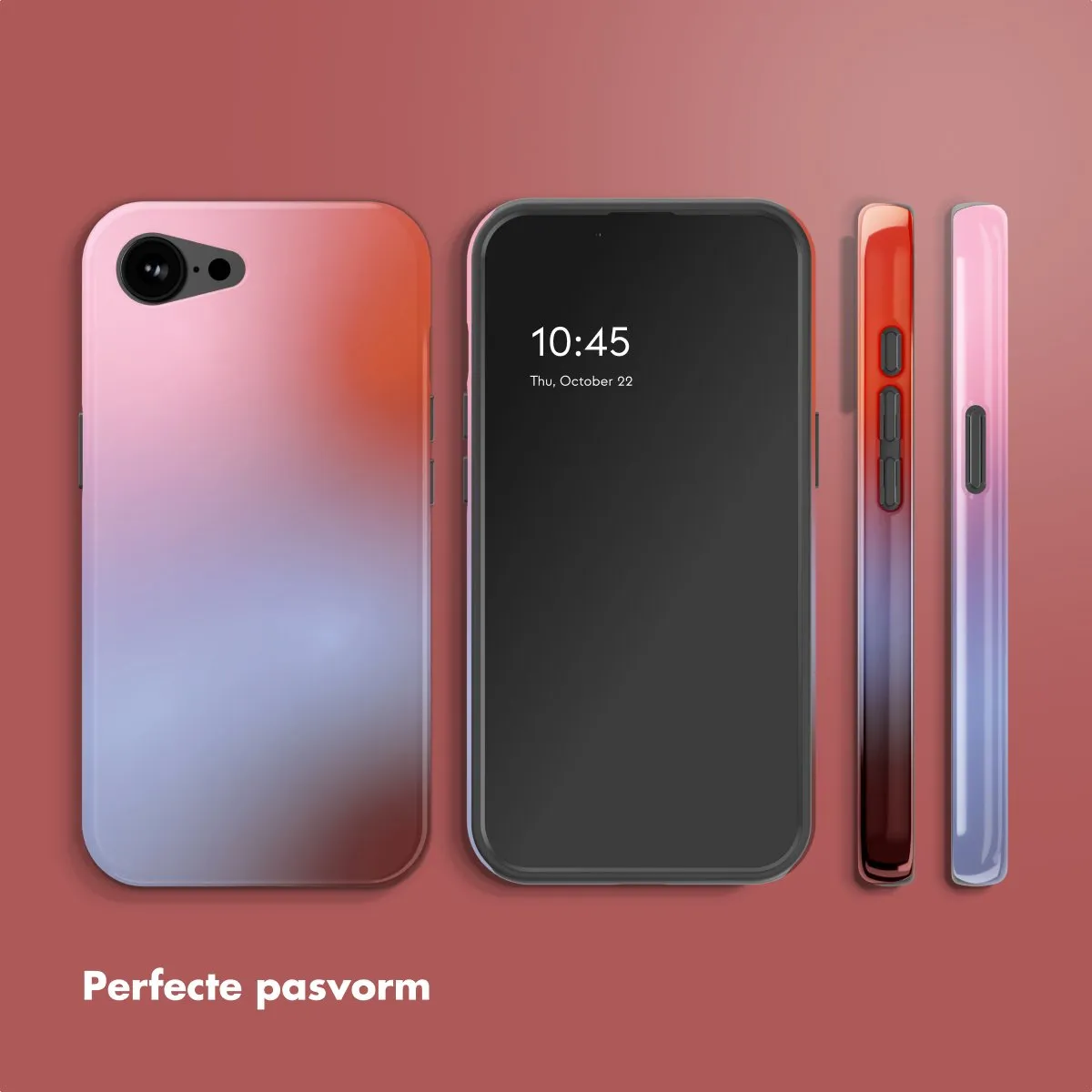 Selencia Hoesje iPhone 16e Gradient Soft Blush - MagSafe - afbeelding 6 van 6