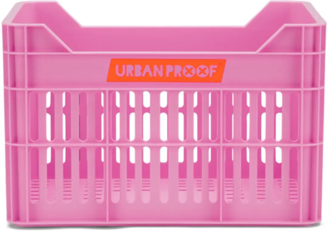 URBAN PROOF Junior Fietskrat 35L - Felroze - afbeelding 6 van 6
