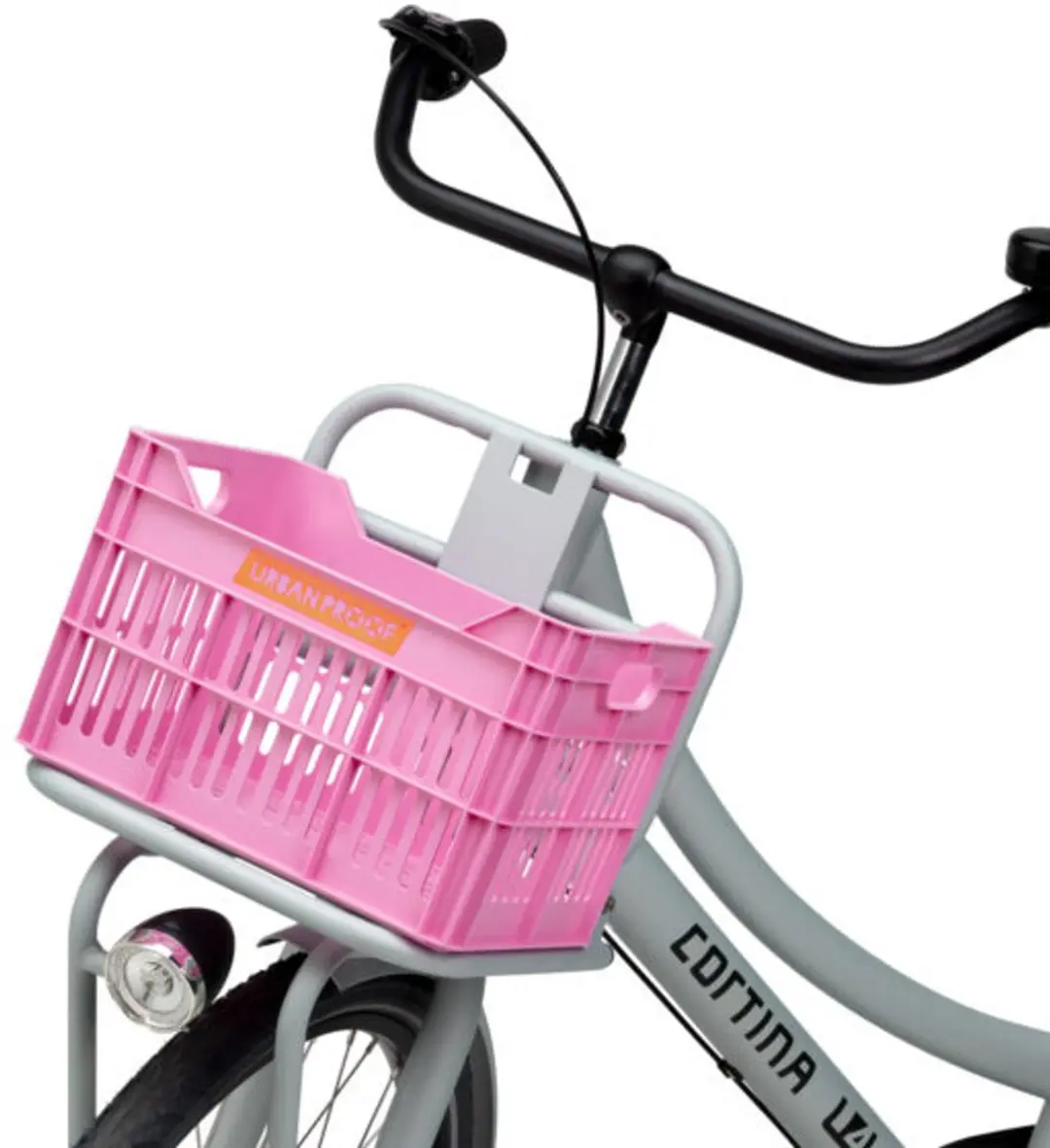 URBAN PROOF Junior Fietskrat 35L - Felroze - afbeelding 4 van 6